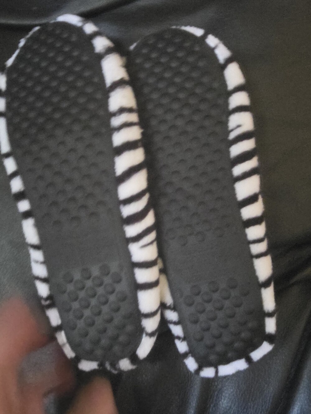 Gold Toe Ballet Slipper Zebra Print SzS 5-6 NWT - Picture 3 of 8